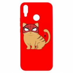 Чехол для Huawei P Smart Plus 2018 Кот паук - PrintSalon