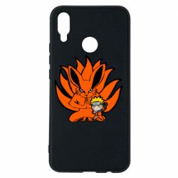 Чехол для Huawei P Smart Plus 2018 Kurama And Naruto - PrintSalon