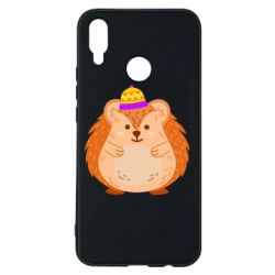 Чехол для Huawei P Smart Plus 2018 Little hedgehog in a hat - PrintSalon