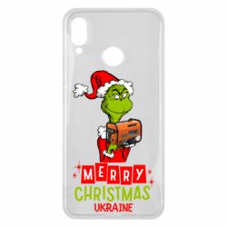 Чехол для Huawei P Smart Plus 2018 Merry Christmas Ukraine-Grinch and Generator
