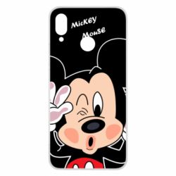 Чехол для Huawei P Smart Plus 2018 Mickey Kiss - PrintSalon
