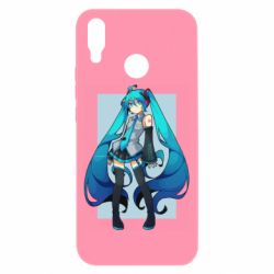 Чехол для Huawei P Smart Plus 2018 Miku art - PrintSalon