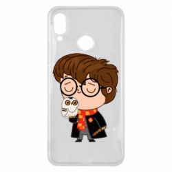 Чехол для Huawei P Smart Plus 2018 Милый Гарри с совой - PrintSalon