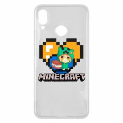 Чохол для Huawei P Smart Plus 2018 Minecraft Girl - PrintSalon