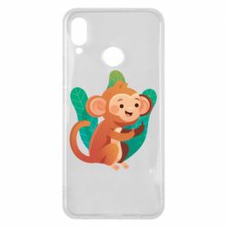 Чехол для Huawei P Smart Plus 2018 Monkey. Fuck You - PrintSalon