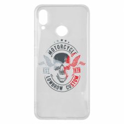 Чехол для Huawei P Smart Plus 2018 Moto skull