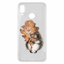 Чехол для Huawei P Smart Plus 2018 Осенний ежик