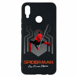 Чехол для Huawei P Smart Plus 2018 Spiderman No Way Home web - PrintSalon