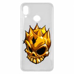 Чехол для Huawei P Smart Plus 2018 Standoff - Gold Skull