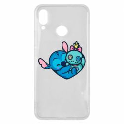 Чехол для Huawei P Smart Plus 2018 Стич с куклой