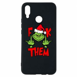 Чехол для Huawei P Smart Plus 2018 The grinch f*ck them