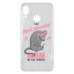Чехол для Huawei P Smart Plus 2018 The Most amazing mom in the world - PrintSalon