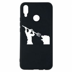 Чехол для Huawei P Smart Plus 2018 Тризубом по морде - PrintSalon