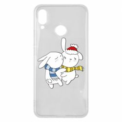 Чехол для Huawei P Smart Plus 2018 Зайцы - PrintSalon