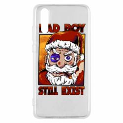 Чехол для Huawei P20 Bad Santa - PrintSalon
