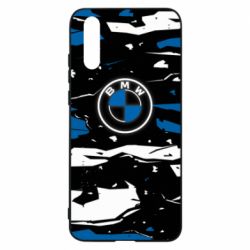 Чехол для Huawei P20 BMW logo and art background - PrintSalon
