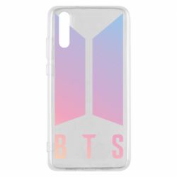 Чехол для Huawei P20 BTS gradient logo - PrintSalon