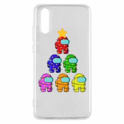 Чохол для Huawei P20 Christmas Tree Among Us - PrintSalon