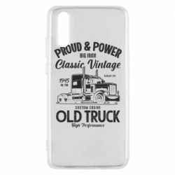 Чехол для Huawei P20 Custom old truck - PrintSalon