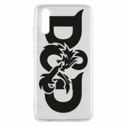 Чехол для Huawei P20 Dungeons s Dragons logo - PrintSalon