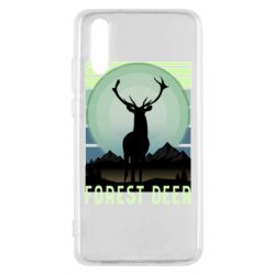 Чехол для Huawei P20 Forest deer - PrintSalon