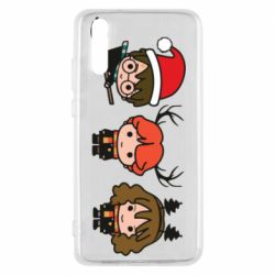 Чохол для Huawei P20 Гаррі Поттер та друзі новорічні - PrintSalon