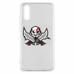Чехол для Huawei P20 God of war Kratos vector - PrintSalon