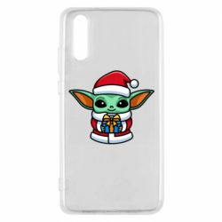 Чехол для Huawei P20 Grogu Santa Claus - PrintSalon