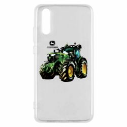 Чохол для Huawei P20 John Deere Tractor and logo - PrintSalon