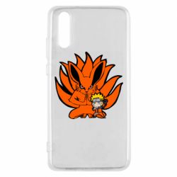Чехол для Huawei P20 Kurama And Naruto - PrintSalon