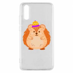 Чехол для Huawei P20 Little hedgehog in a hat - PrintSalon