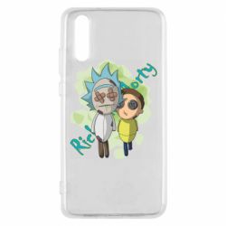 Чехол для Huawei P20 Rick and Morty voodoo doll - PrintSalon