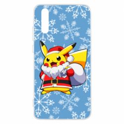Чохол для Huawei P20 Santa Claus Pikachu - PrintSalon