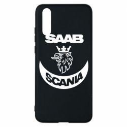 Чехол для Huawei P20 Scania SAAB logo - PrintSalon