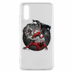 Чохол для Huawei P20 Сімбіоти і людина павук - PrintSalon