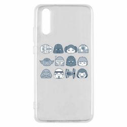 Чехол для Huawei P20 Star wars icons - PrintSalon