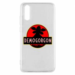 Чехол для Huawei P20 Stragner Things Demogorgon - PrintSalon