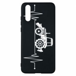 Чехол для Huawei P20 Трактор импульс - PrintSalon