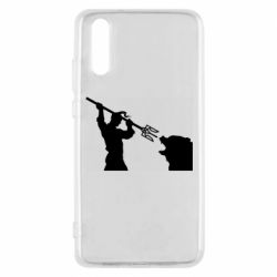 Чехол для Huawei P20 Тризубом по морде - PrintSalon