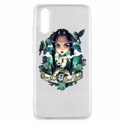 Чехол для Huawei P20 Уэнздей арт - PrintSalon
