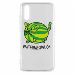Чехол для Huawei P20 Watermeowloon - PrintSalon