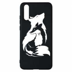 Чехол для Huawei P20 Wolf And Fox - PrintSalon