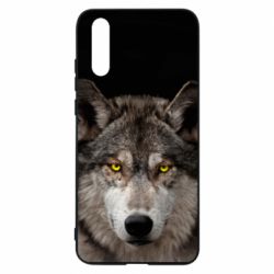 Чохол для Huawei P20 Wolf with yellow eyes - PrintSalon
