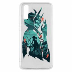 Чехол для Huawei P20 Xiao silhouette - PrintSalon