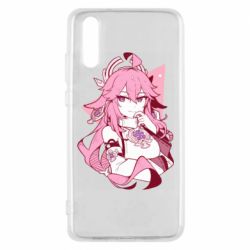 Чехол для Huawei P20 Yae Miko portrait - PrintSalon