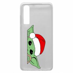 Чохол для Huawei P30 Baby Yoda Santa - PrintSalon