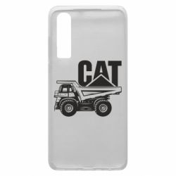 Чехол для Huawei P30 CAT logo and truck - PrintSalon