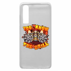 Чехол для Huawei P30 Deep Rock Galactic You know The drill - PrintSalon