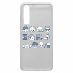 Чехол для Huawei P30 Doctor who icons - PrintSalon