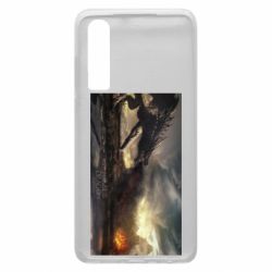 Чехол для Huawei P30 Дракон арт